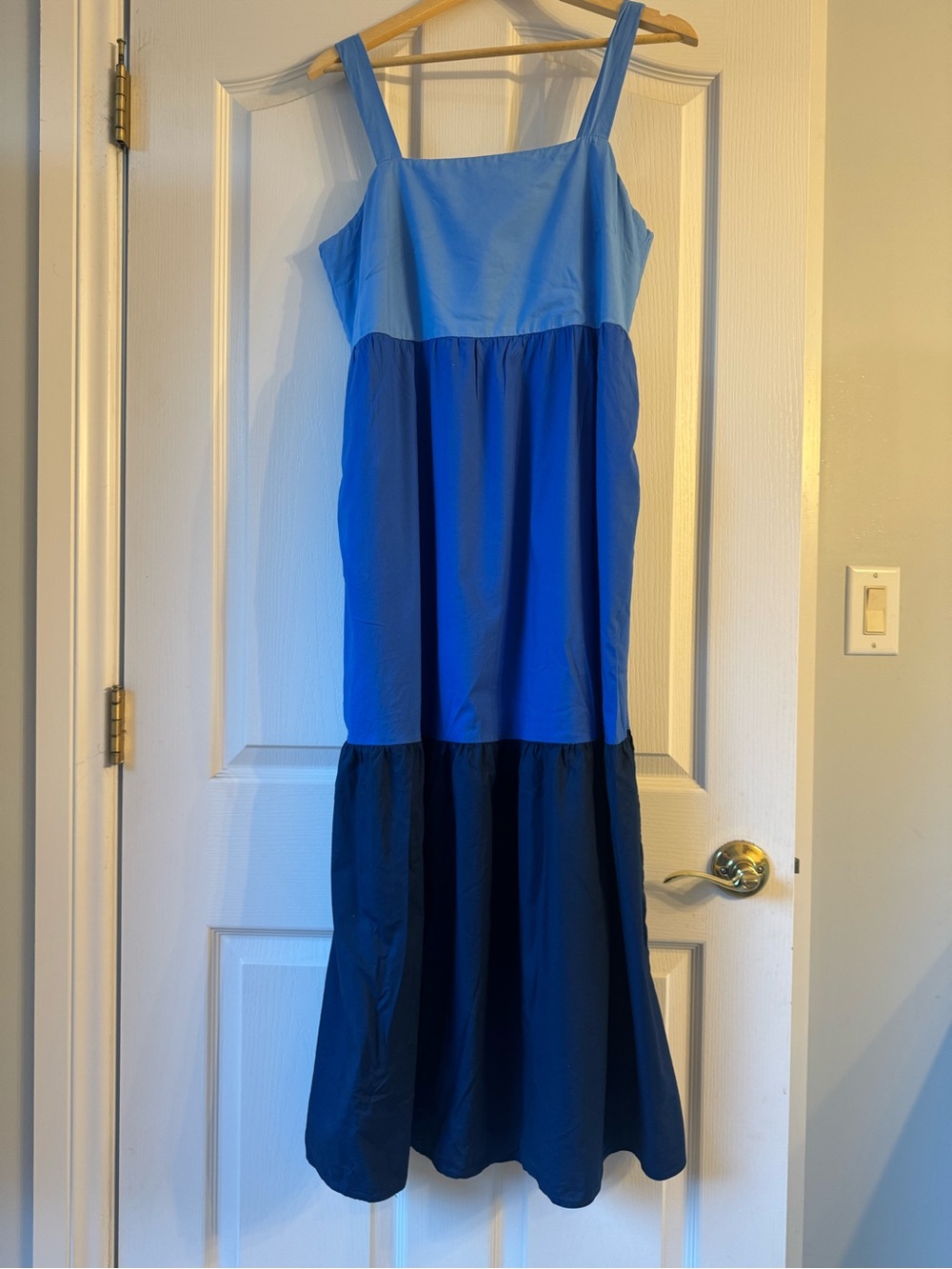 Loft color block maxi dress US MP